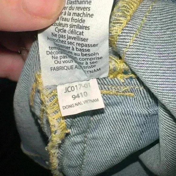 Lularoe Kenny XS Custom bull skull patriotic denim trucker jacket . NWOT. - Picture 9 of 10